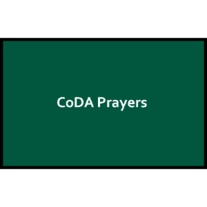 CoDA Prayers