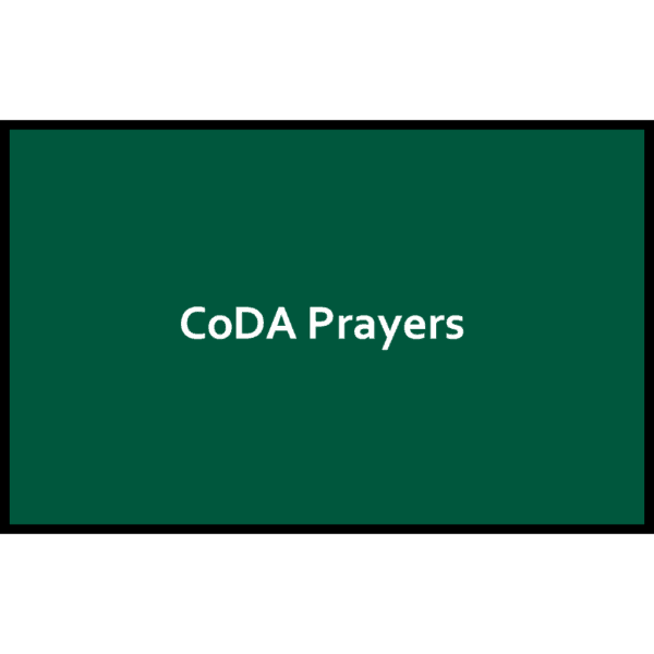 CoDA Prayers